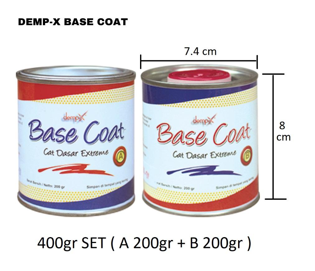 Kemasan dan Harga DEMP-X Base Coat 400gr SET