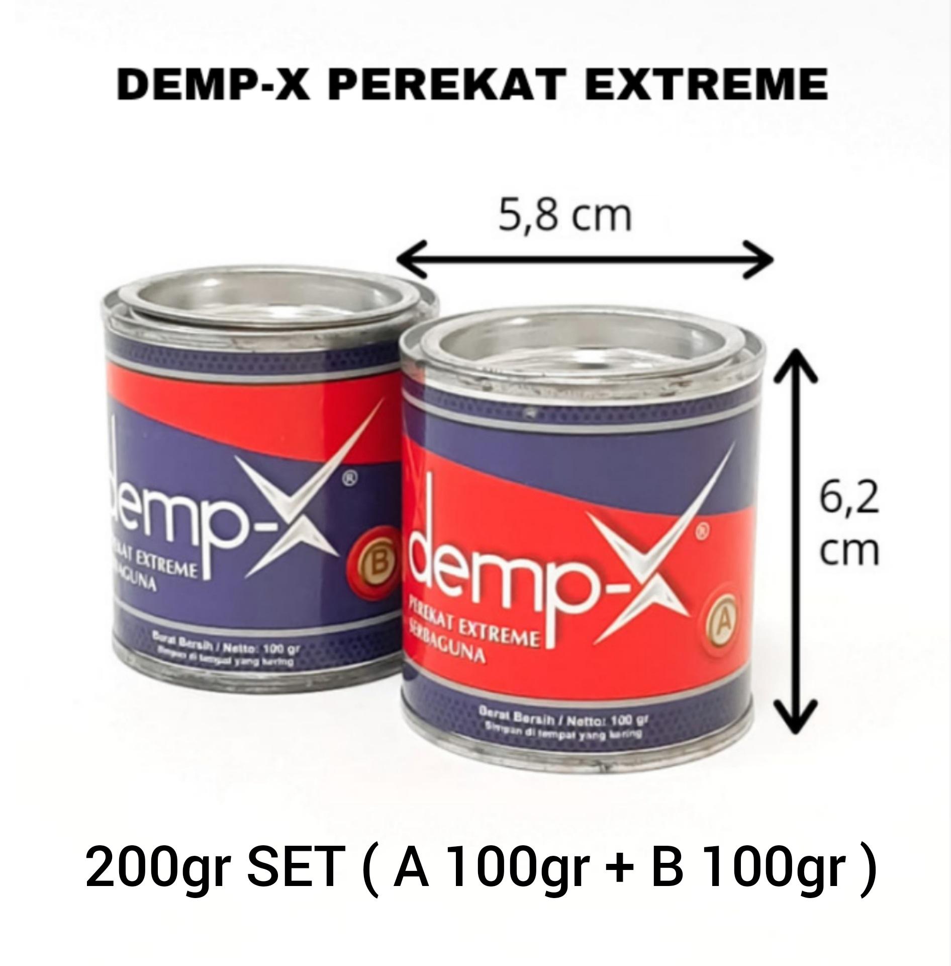 Kemasan dan Harga DEMP-X Perekat Extreme 200gr SET