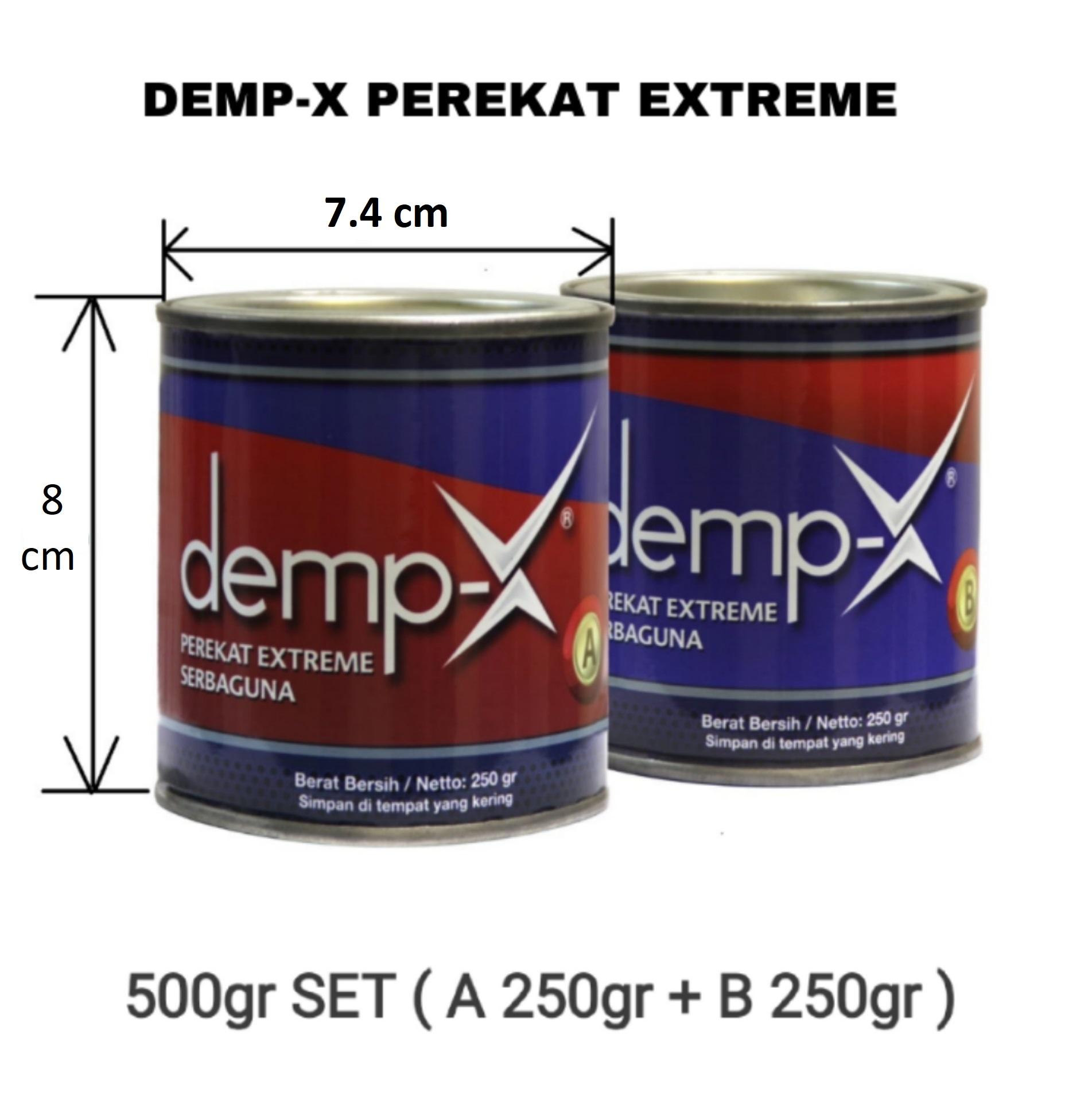 Kemasan dan Harga DEMP-X Perekat Extreme 500gr SET