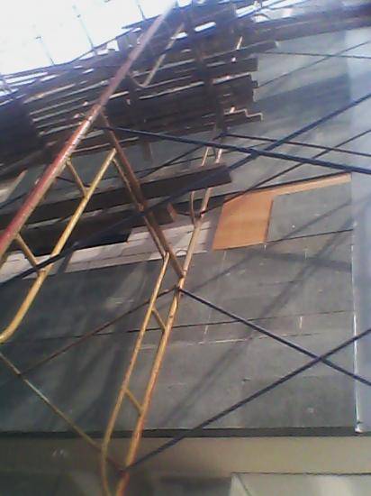 Pasang Batu Alam ke Papan Semen 4